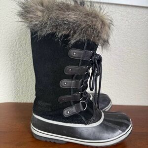 Sorel Black waterproof boots - Joan of arctic